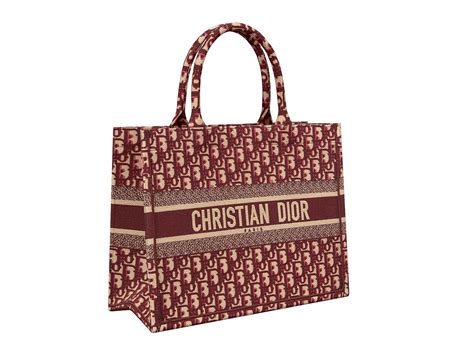 dior book tote burgundy|Small Dior Book Tote Burgundy Dior Oblique Embroidery .